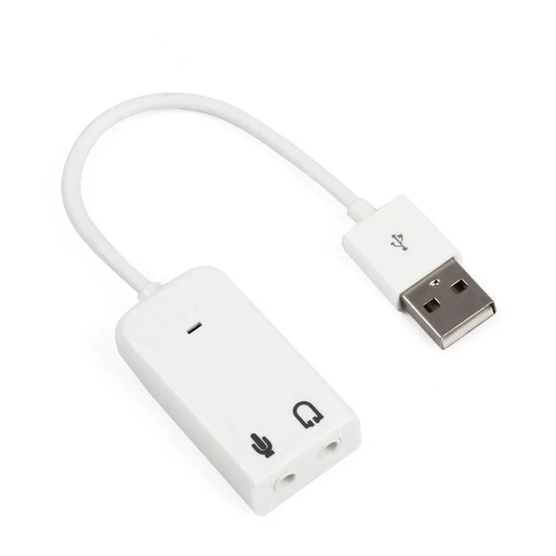 Tarjeta de sonido USB externa 7,1, conector de 3,5mm, adaptador de Audio USB, auricular, micrófono, tarjeta de sonido para Macbook, ordenador, portátil y PC - imagen 2