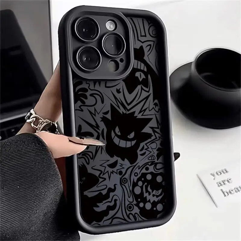 Funda de teléfono para Huawei Honor 90 8X X9 5G Y7A Nova 5i 5T 7 9 Pro SE P50 Y9S Y9 Prime 2019, funda de silicona suave Pokemon Gengar - imagen 4