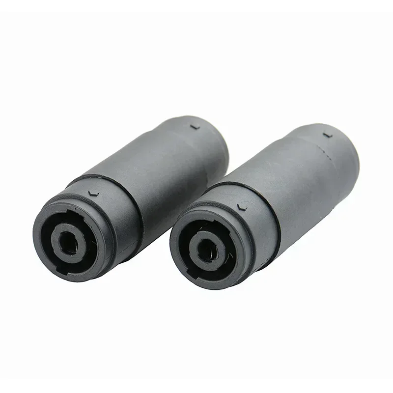 Connecteur Audio 4 pôles 4 broches, prise Ohm, câble Audio pour haut-parleur, adaptateur de prise, accessoires Jack femelle Speakon à 4 broches - imagen 2