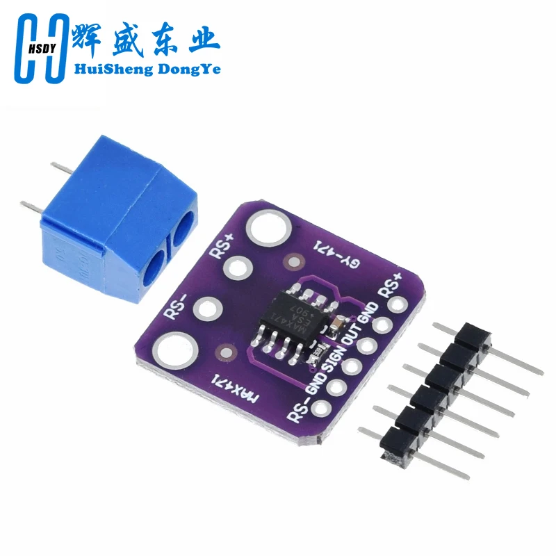 Módulo de Sensor de corriente de voltaje Max471 para placa de prueba Arduino AVR 5V DC 3-25V 0-3A divisor de voltaje resistivo sensores de GY-471 - imagen 2