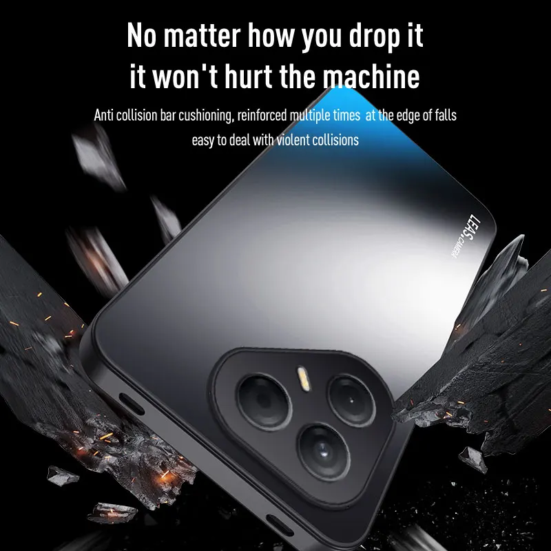 Funda para Tecno Pova 7 4G AG esmerilado deslumbrante dorado protección de silicona suave dura a prueba de golpes funda de teléfono TecnoPova7 4G LJ6 - imagen 5