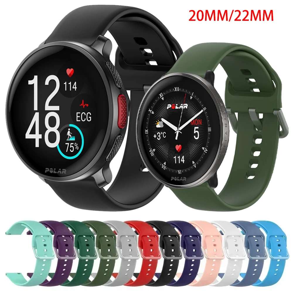 Para Polar Vantage M M2 V3 pulsera de silicona para Polar ignite 3/Unite/Grit X/X Pro pulsera deportiva correa de reloj inteligente