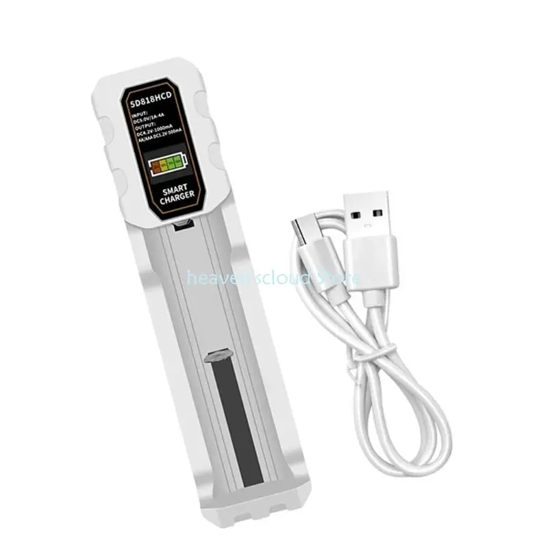 Indicador LED carga batería compartimento inteligente Y88B, función parada automática para celdas 3,7 - imagen 3