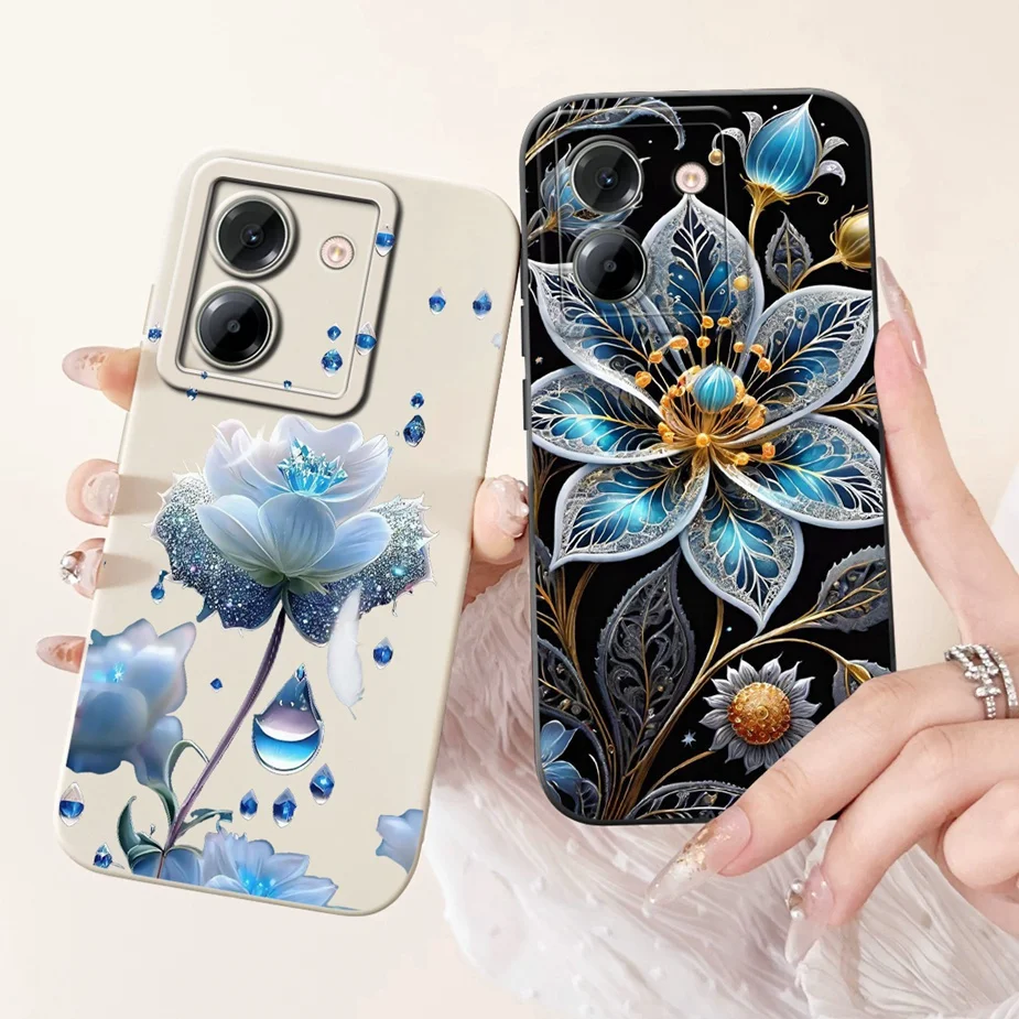 Para Xiaomi Poco M7 Pro 5G funda elegante cubierta pintada de caramelo funda de teléfono de silicona suave para Xiaomi Poco M7 PocoM7 Pro 5G Fundas bolsas - imagen 4