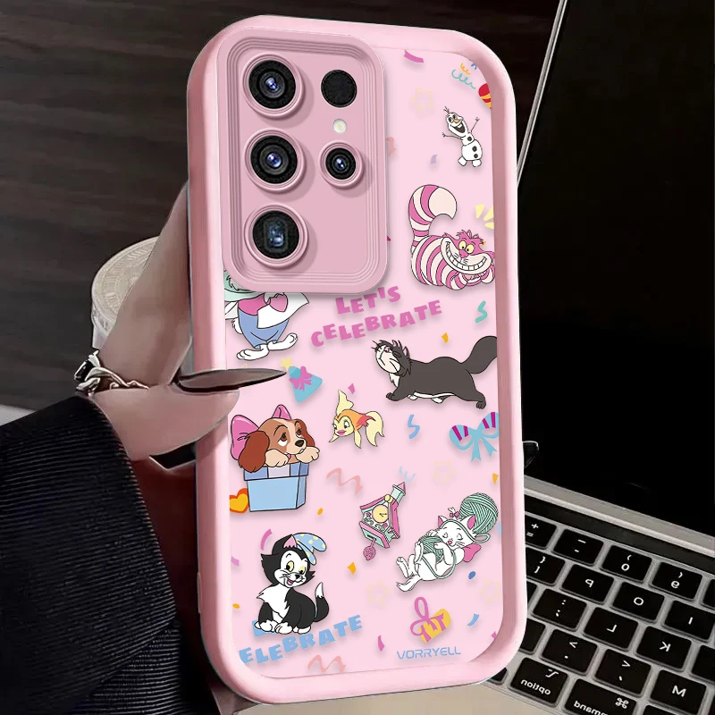 Funda Animal Disney Mary Cat para Samsung Galaxy S24 S23 S25 Ultra S22 S21 Plus FE A56 A36 A26 A16 A06 A15 A25 A35 A55 5G - imagen 5