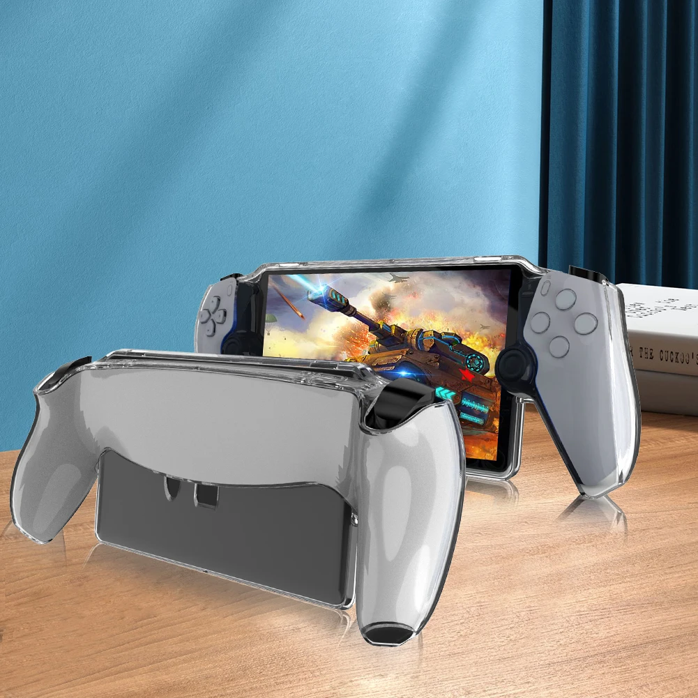 Funda de controlador de consola de juegos de TPU, piel a prueba de golpes, transparente, anticaída, lavable, antihuellas para Sony Playstation Portal - imagen 5