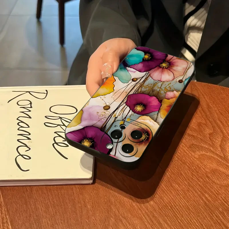 Funda protectora de teléfono de TPU suave con patrón Floral Vintage para Xiaomi Redmi Note 14 13 12 Pro Plus 5G 12S 11S 11 10S Redmi 13C - imagen 4