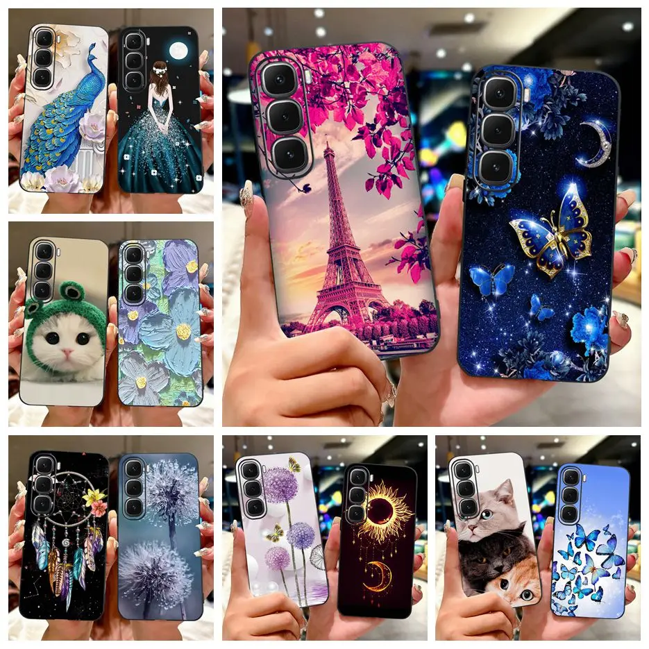Para Infinix Hot 60 funda caliente 60i 4G X6726 X6728 funda pintada Popular funda de silicona suave para Infinix Hot 60 Pro Plus Hot60 Fundas