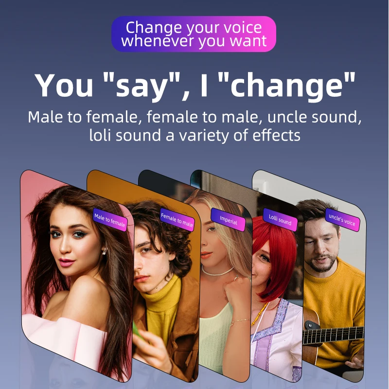 Tarjeta de sonido de escritorio Ktv familiar, altavoces inalámbricos Bluetooth, equipo de tarjeta de sonido especial en VIVO, Audio de Karaoke, todo en uno con 2 micrófonos - imagen 5