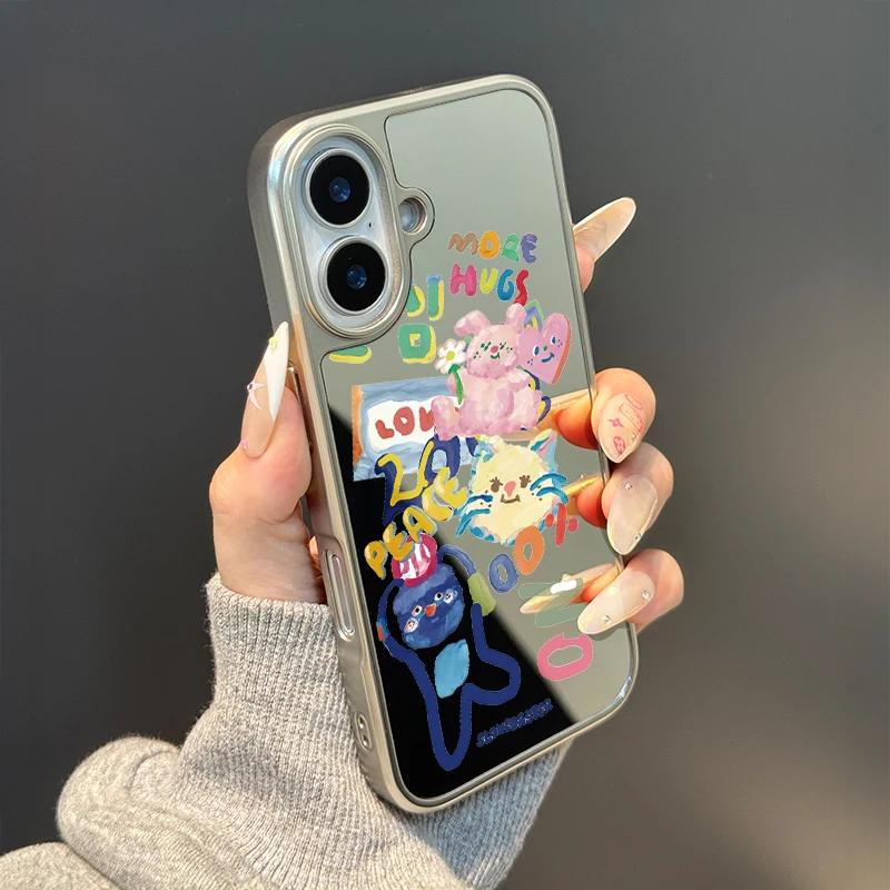 Funda de teléfono More Hug para iPhone11/12/13/14/15/16/17 Pro Max AIR PLUS, funda de teléfono epoxi TPU anticaída - imagen 2