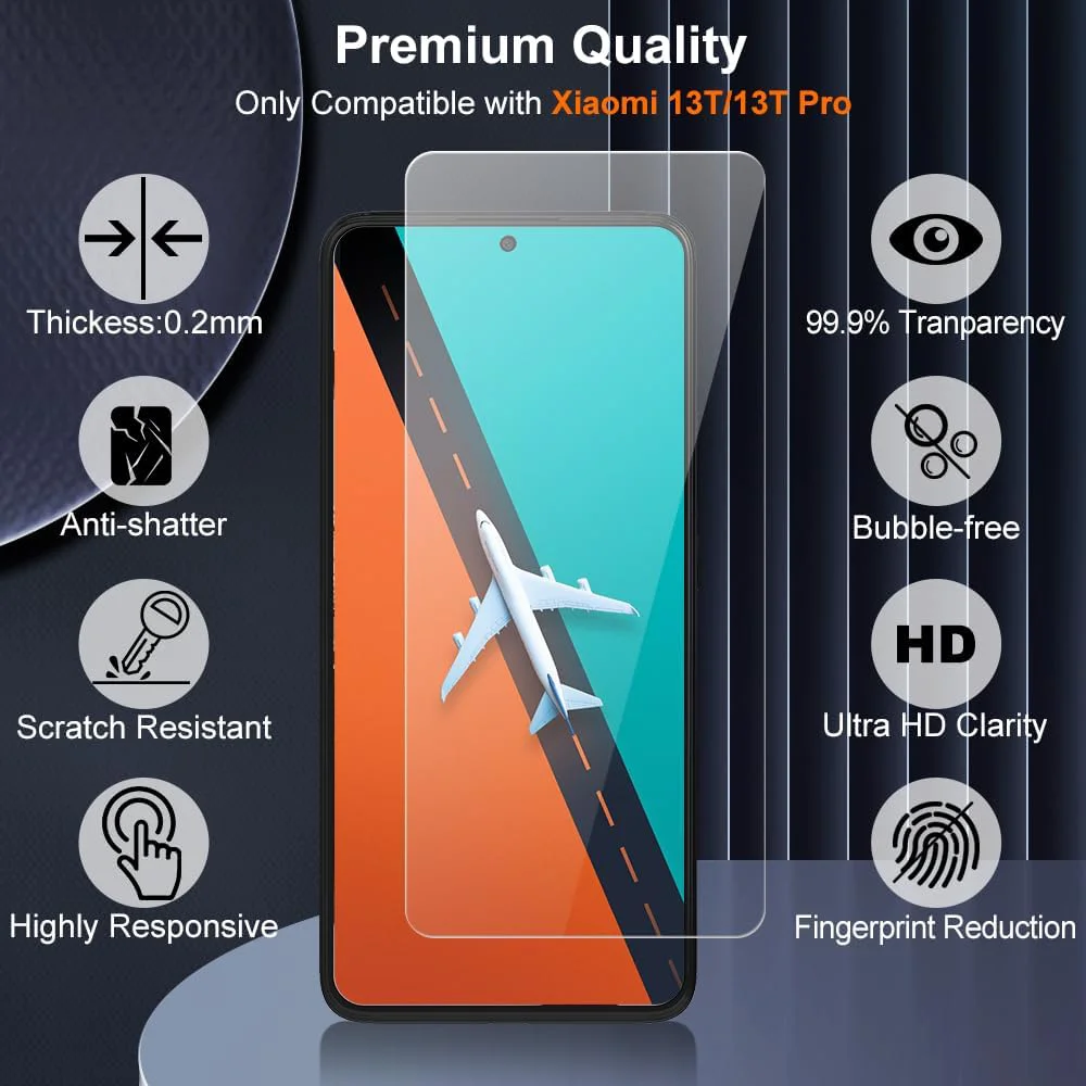 Paquete de 2 protectores de pantalla completos para Samsung Galaxy A05s A15 5G A35 A55 vidrio templado 9H para Samsung A06 A16 4G A26 A36 A56 - imagen 4