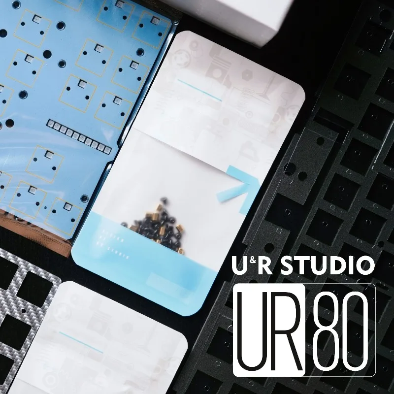 Bolsa interior UR80, interruptor magnético personalizado PCB 0.01RT Precision WOOTING 80, accesorios para teclado de oficina para juegos, placa de posicionamiento - imagen 2