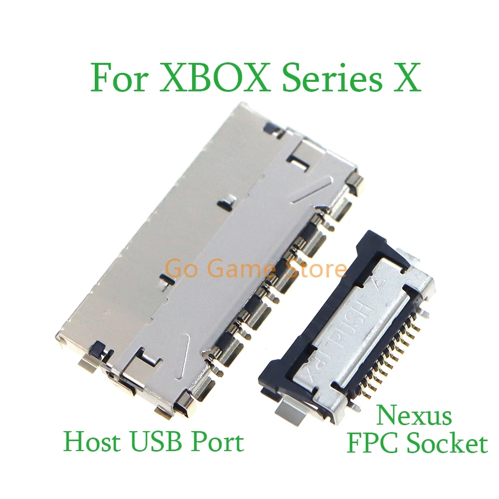 1 unidad de botón Nexus de expulsión de energía, cinta de cable flexible, conector FPC, Clip de enchufe para XBOX Series X, enchufe USB Host