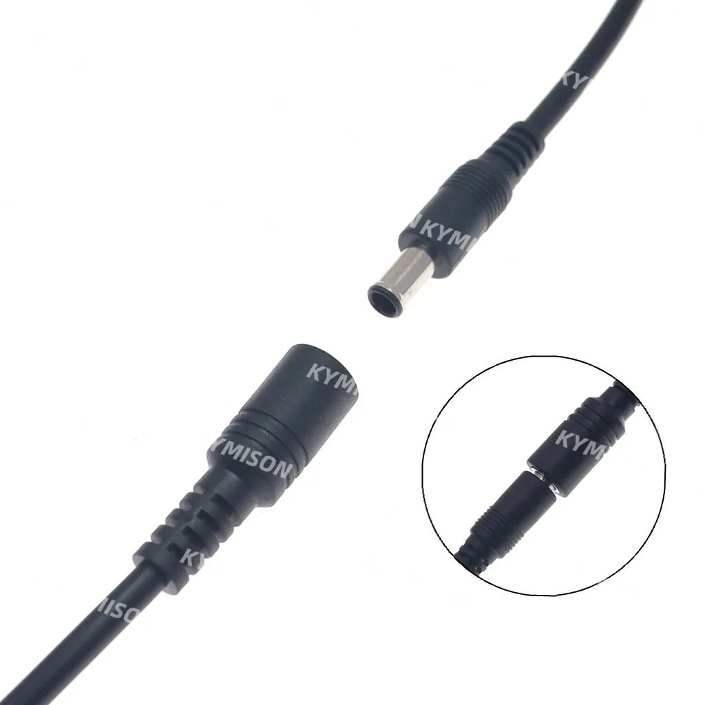 6,5mm * 4,4mm macho a 6,5*4,4mm hembra adaptador de cargador de corriente CC Cable de extensión para portátiles Sony, monitor LG Samsung - imagen 4