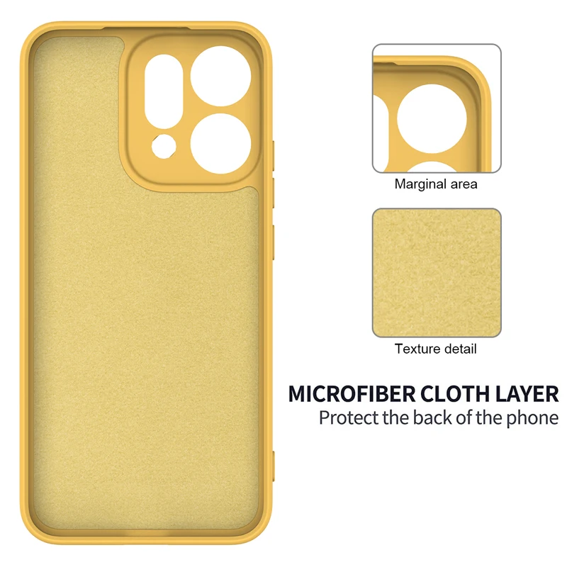 Para OPPO Reno 14 14 Pro 5G funda suave de silicona líquida Premium con flocado en el interior para Oppo Reno14 - imagen 4