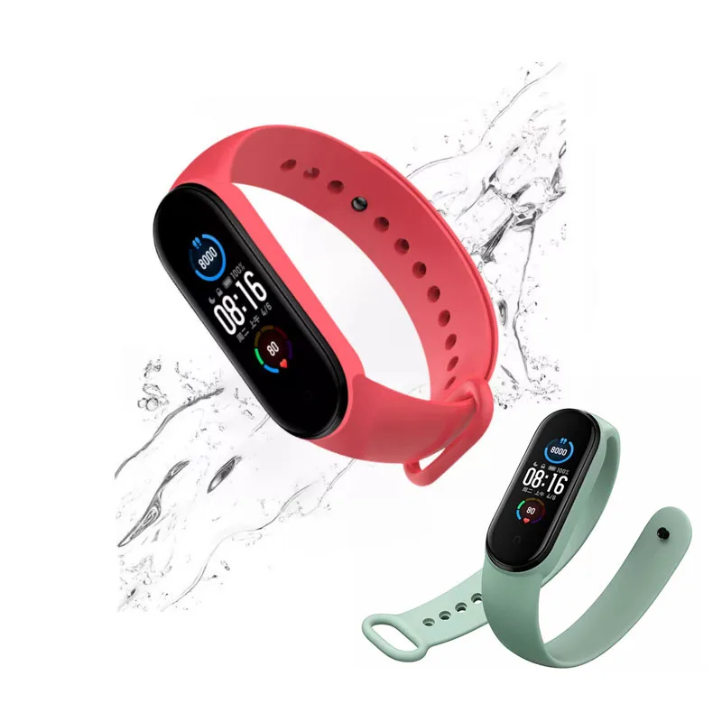 Adecuado para Xiaomi Band 5 correa de silicona Nfc banda inteligente deporte suave piel amigable resistente al desgaste impermeable transpirable - imagen 4
