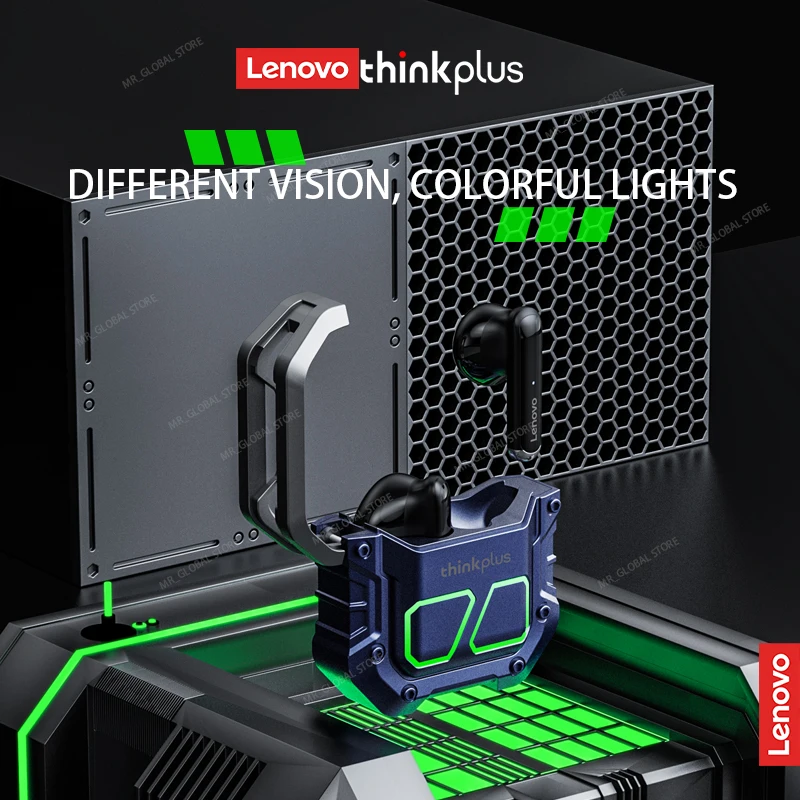 Lenovo XT81 auriculares Bluetooth inalámbricos auriculares para jugadores impermeables Tws cancelación de ruido con micrófono auriculares deportivos - imagen 4