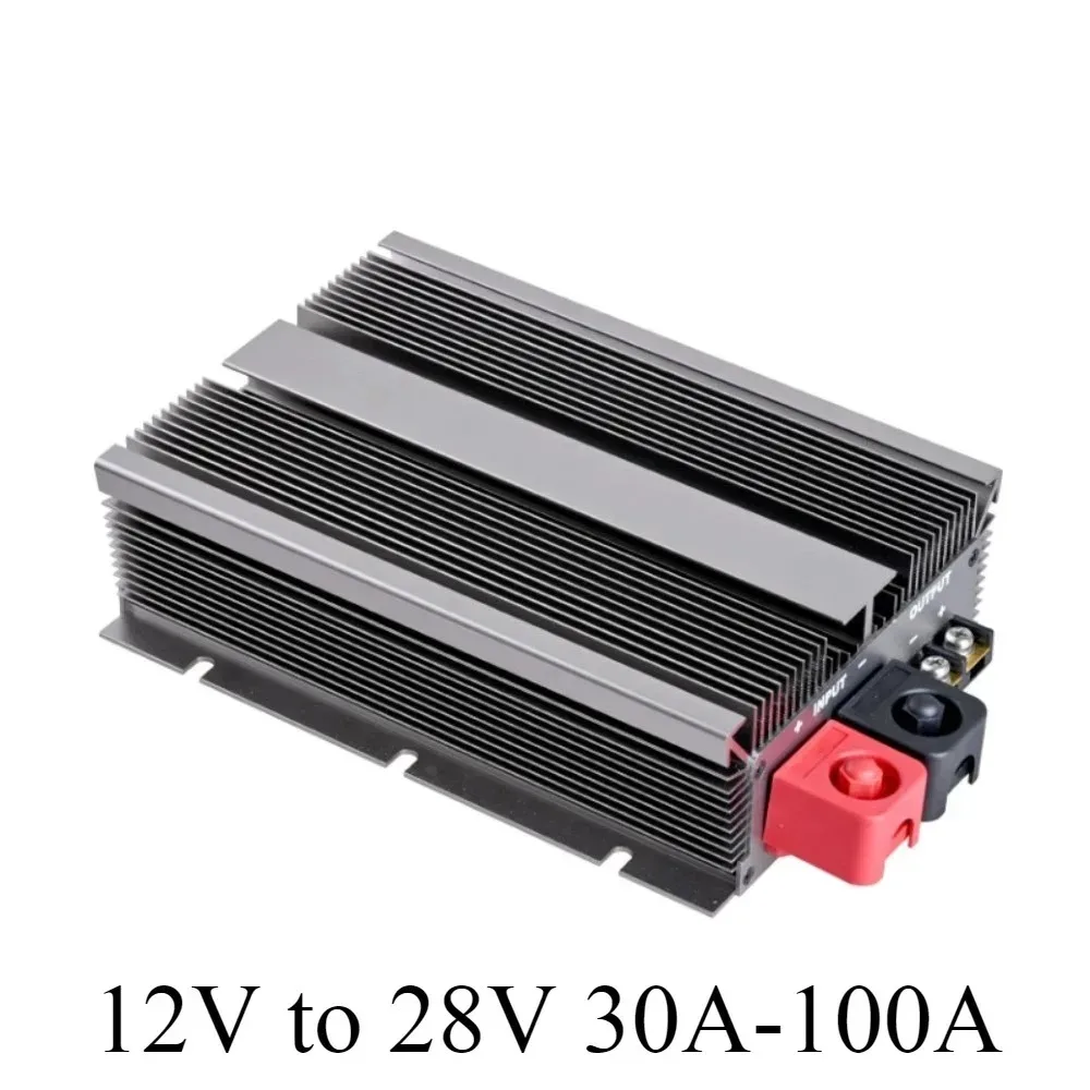 Convertidor de refuerzo de 12V a 28V, 12V-28V, 12V CC a 28V CC, 30A-100A, regulador de voltaje elevador, fuente de alimentación de 12 voltios a 28 voltios CE - imagen 3