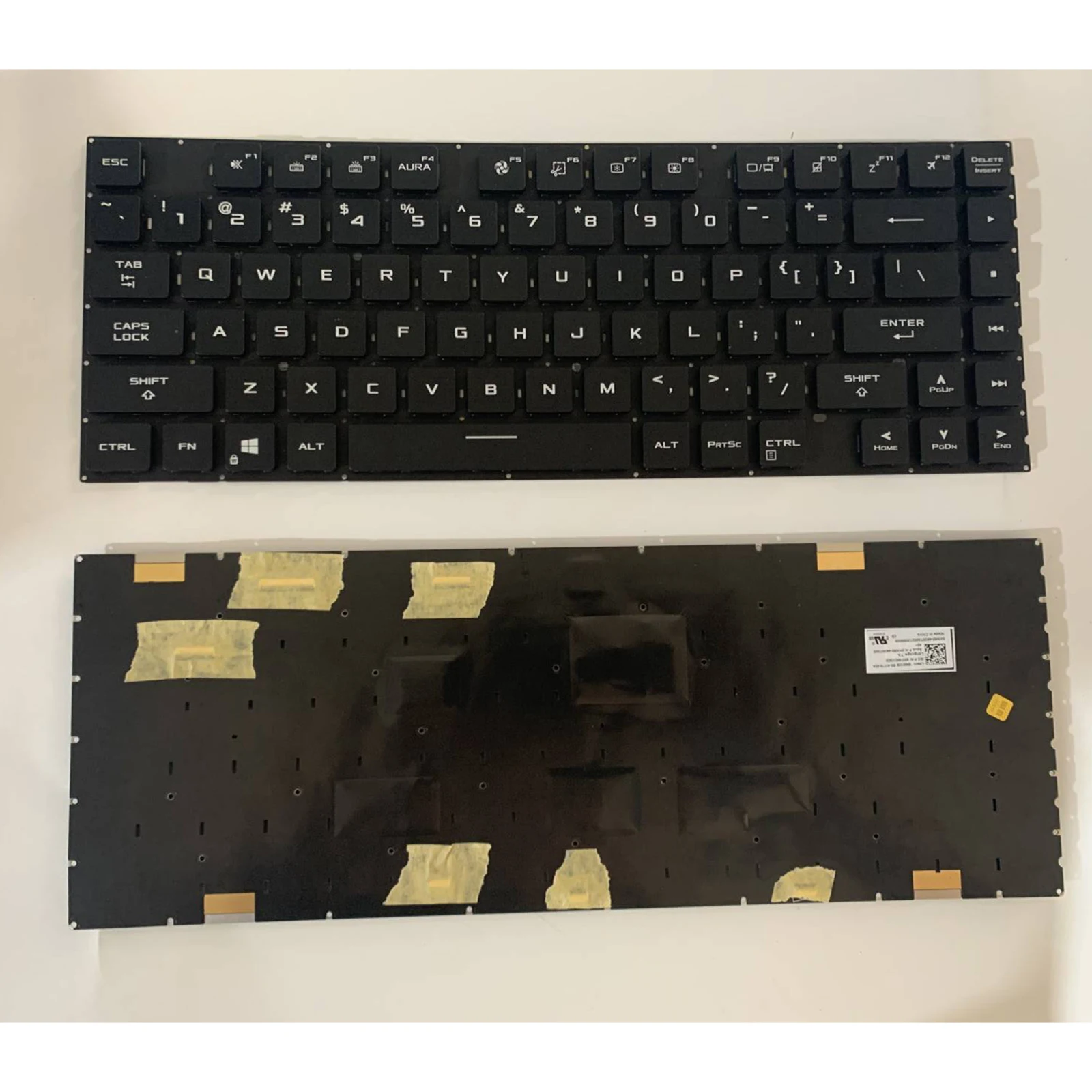 Teclado para ordenador portátil, diseño estadounidense para ASUS ROG G533Q G733Q G733QR G733ZW G733CW G733CX 2021