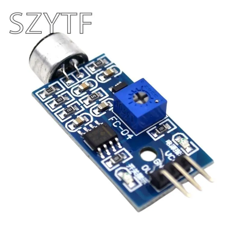 Módulo de sensor de interruptor de voz de intensidad de sonido de cabezal de micrófono para Arduino - imagen 3