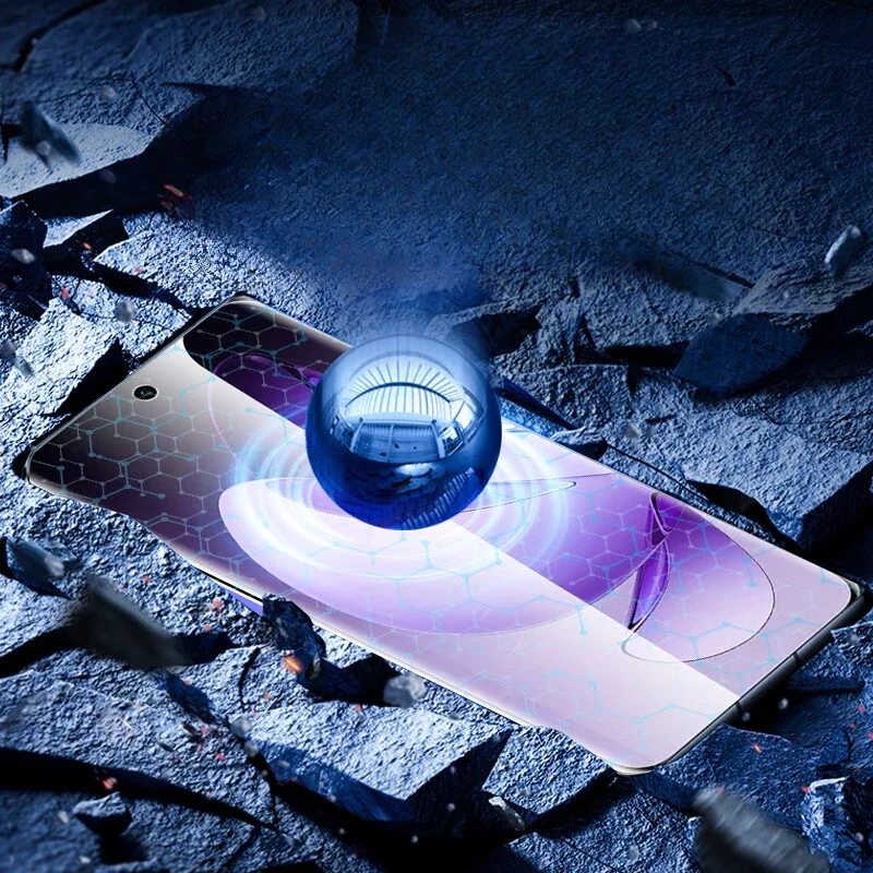 Vidrio templado 9H para OPPO Reno 13 Pro Protector de pantalla curvo 3D para Reno13Pro vidrio transparente antiluz azul - imagen 5