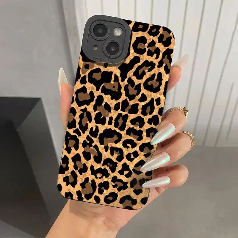 Funda de teléfono con forma de corazón de leopardo para Xiaomi Mi 14T 12T 11T 11 10T Poco X5 F5 X4 M4 F4 X3 M3 Pro Lite 4G 5G, funda de silicona suave - imagen 3