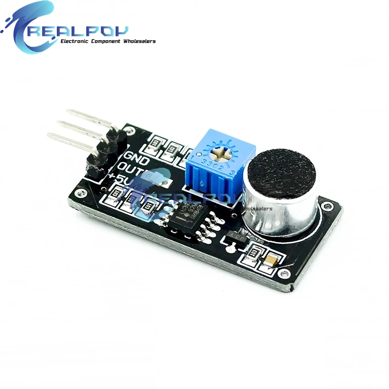 Módulo de detección de Sensor de sonido de voz de micrófono Módulo de Sensor de detección de sonido Sensor de sonido KY-038 KY-037 tablero negro azul rojo - imagen 2