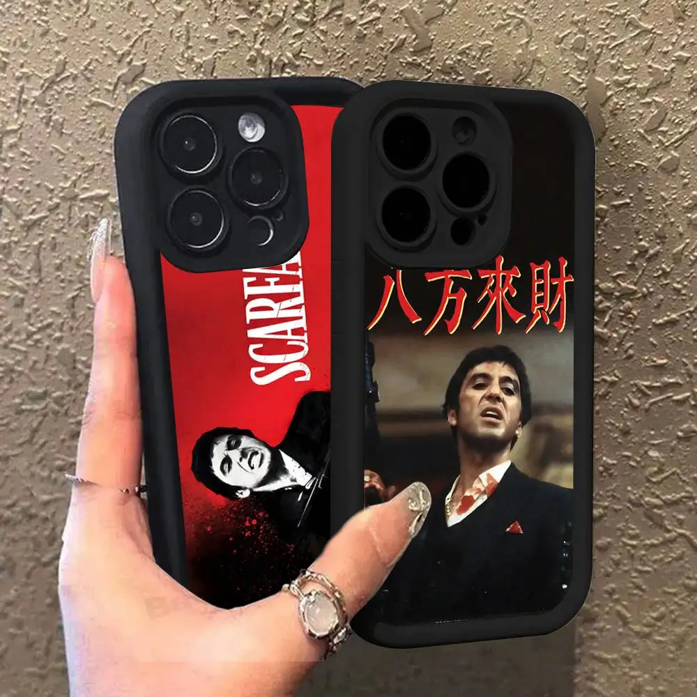 Funda de teléfono clásica con película S-Scarface, funda de silicona para iPhone 17 Air 17 16 15 14 13 Plus Pro Max, funda suave a prueba de golpes - imagen 3
