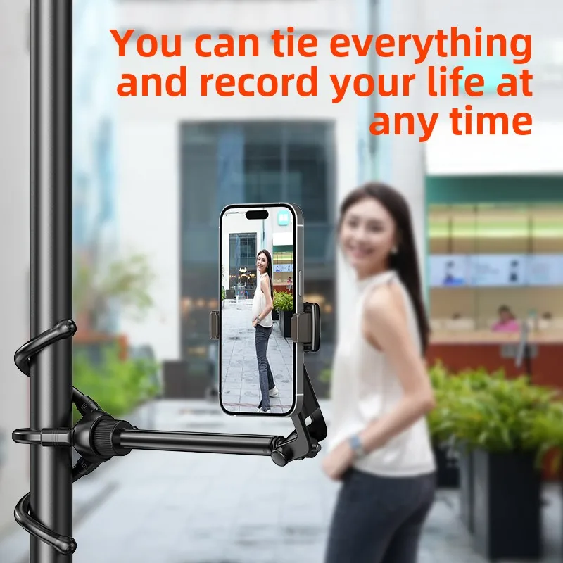 Trípode Flexible de pulpo, soporte extensible para palo de Selfie con control remoto inalámbrico Bluetooth para IPhone, Samsung, teléfono Android, monopié - imagen 2