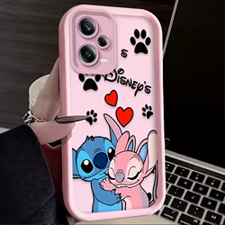 Funda de Ángel de punto bonito de Disney para Xiaomi Redmi Note 13 14 12 11 Pro Plus 5G 14S 12S 11S 10S 10 9 Redmi 14C 13C 12C 12 4G