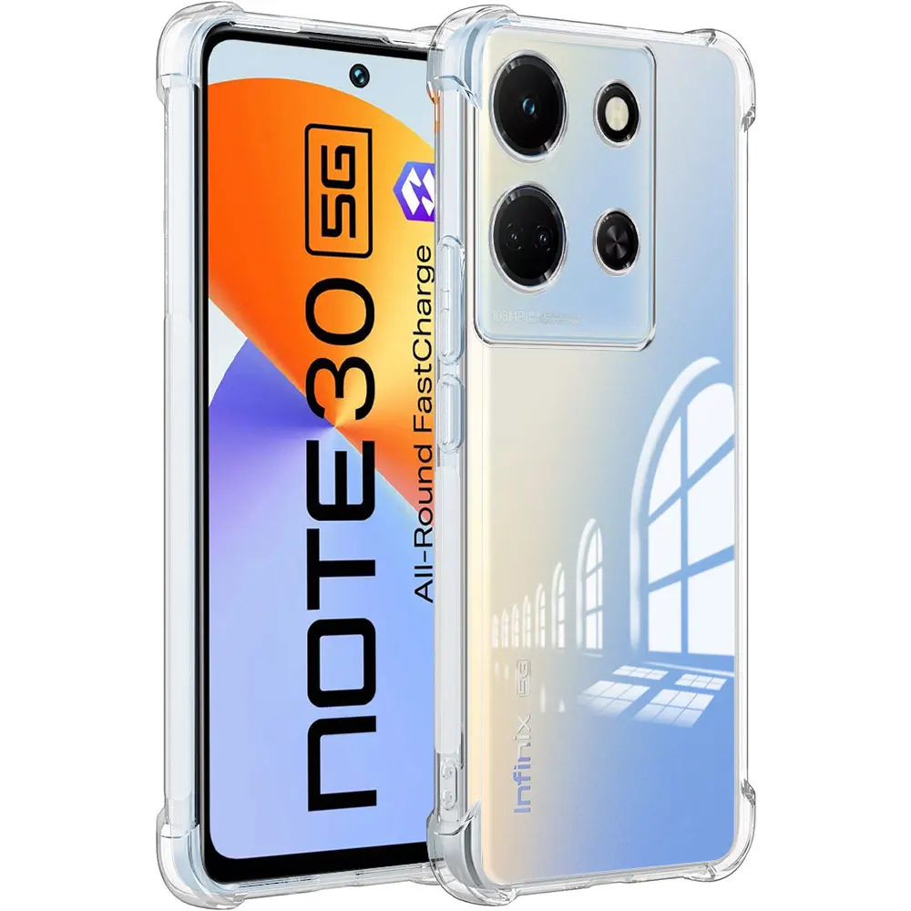 Para Infinix Smart 9 8 7 6 Note 30 40 Pro Plus 12 11 Pro VIP Zero 30 40 GT 20 Pro funda transparente de silicona suave a prueba de golpes - imagen 3