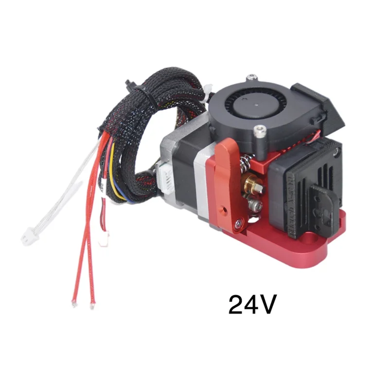 Kit de actualización Hotend de accionamiento directo GW, Kit de extrusión directa de una pieza con conjunto Turbo Fanhotend de 24V para Ender-3