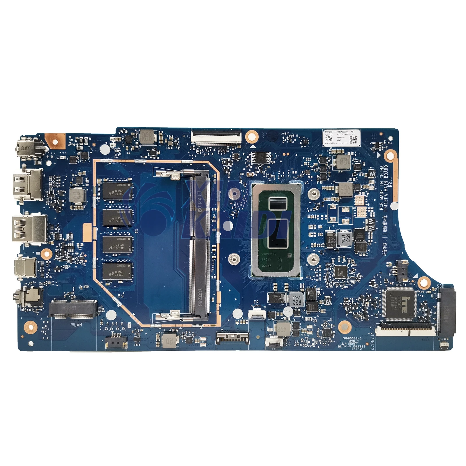 Placa base TP412FAC para ASUS VivoBook Flip 14 SF4100F TP412 TP412F TP412FA con I3 I5 I7 4G/8G RAM 100% funcionando bien - imagen 2