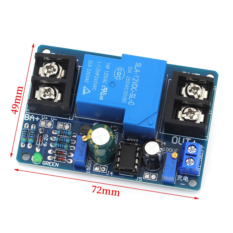El módulo de protección de batería universal de 12 V 30 A evita sobretensión de descarga y restaura automáticamente de bajo voltaje - imagen 3