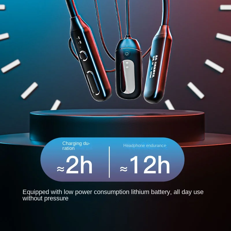 Auriculares para colgar en el cuello Auriculares inalámbricos Reducción de ruido inteligente especializados para uso en exteriores - imagen 3