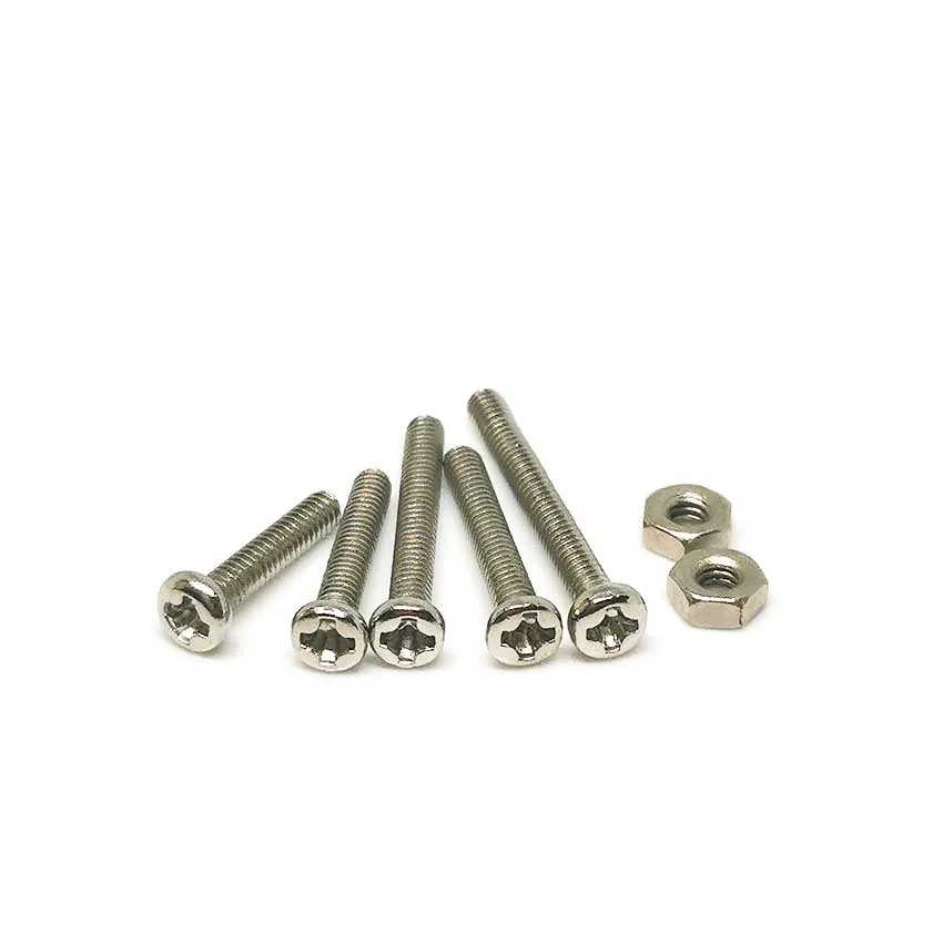 50 tornillos largos M2, pernos de alta resistencia, tornillos de alta resistencia, pernos M2, tuercas, juego de tornillos modelo. - imagen 3