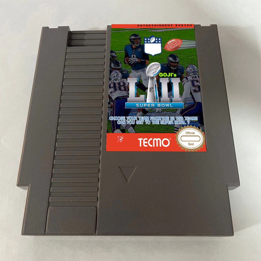 Goji's Tecmo Super Bowl LII - Cartucho de juego NES de 8 bits para juego NES Cosnole - imagen 3