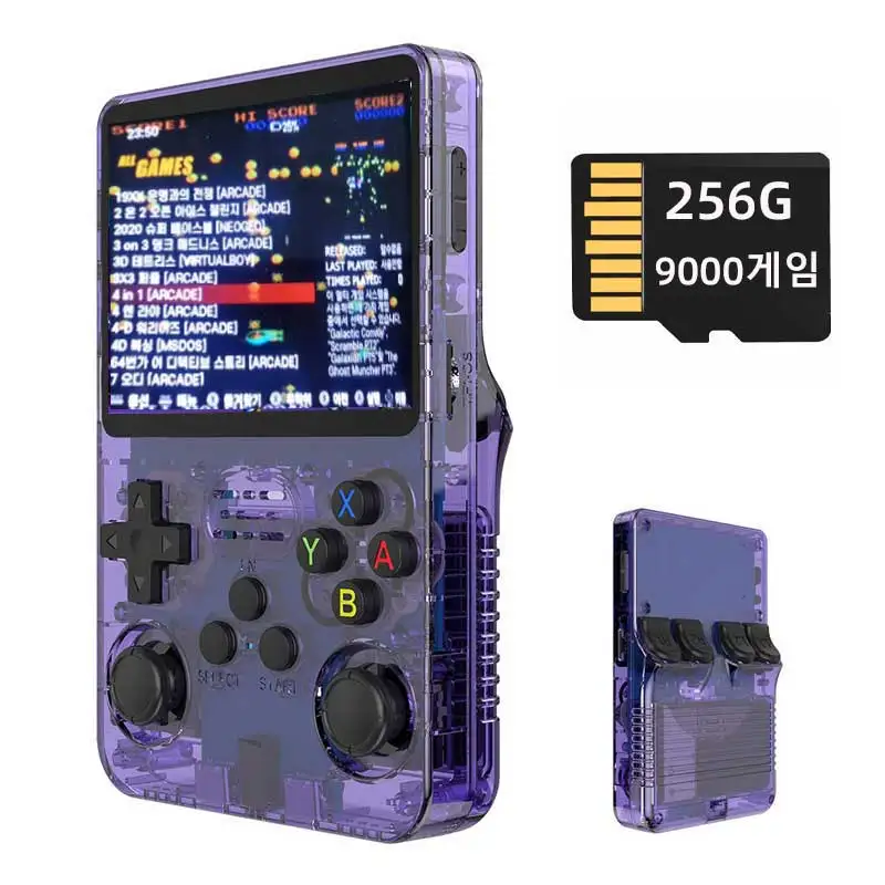 2025 genuino R36S versión en idioma coreano máquina de juego Retro para emuladores Nintend ds consola de juegos portátil versión coreana ArkOS - imagen 2