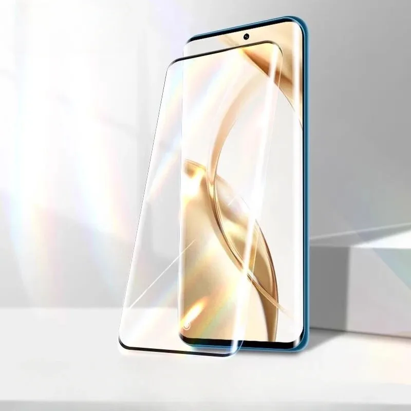 Para Honor 200 Pro 3D cubierta completa Protector de pantalla de vidrio templado Honor200 200Pro 9H cubierta de película protectora transparente