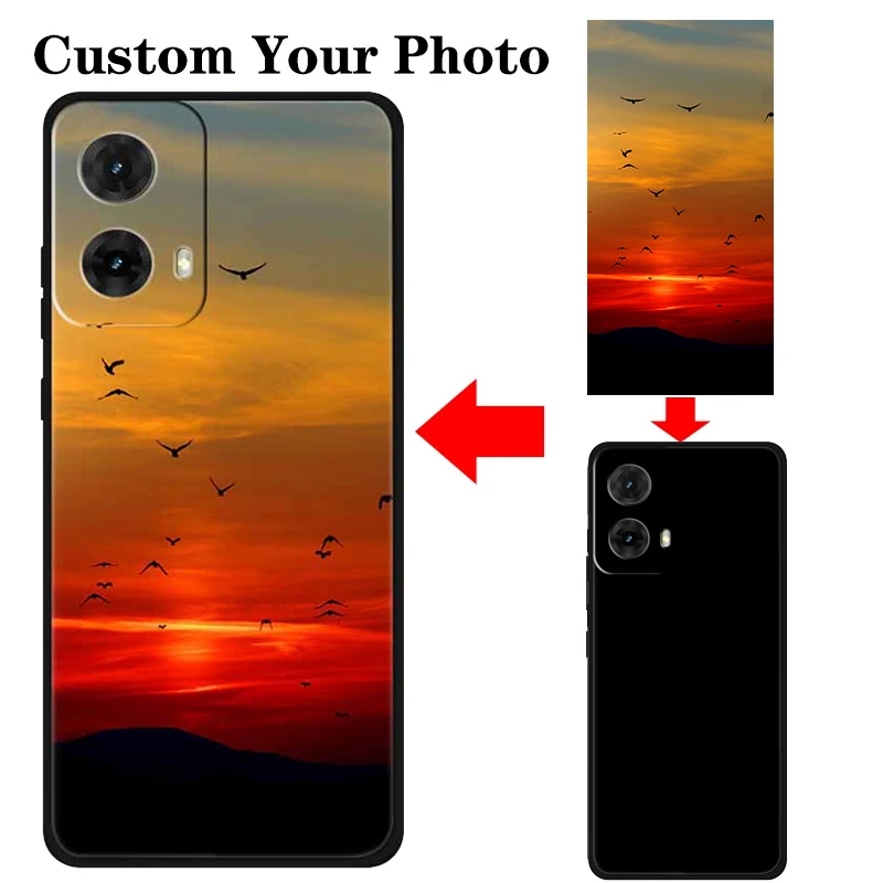 Funda de teléfono personalizada para Moto G86 G56 G60s G60 G40 DIY Funda de silicona suave TPU parachoques para Motorola Moto G 86 56 60 40 60S Funda - imagen 3