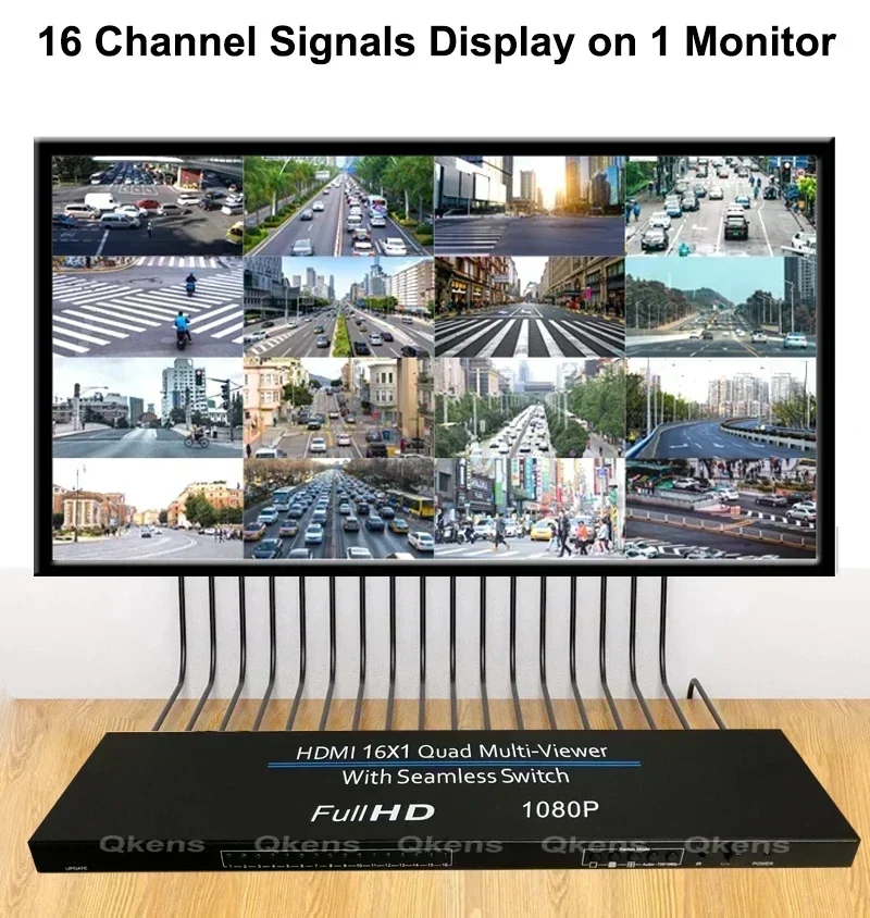 Multivisor HDMI 16x1 1080p – Divisor de Pantalla Cuádruple - imagen 2