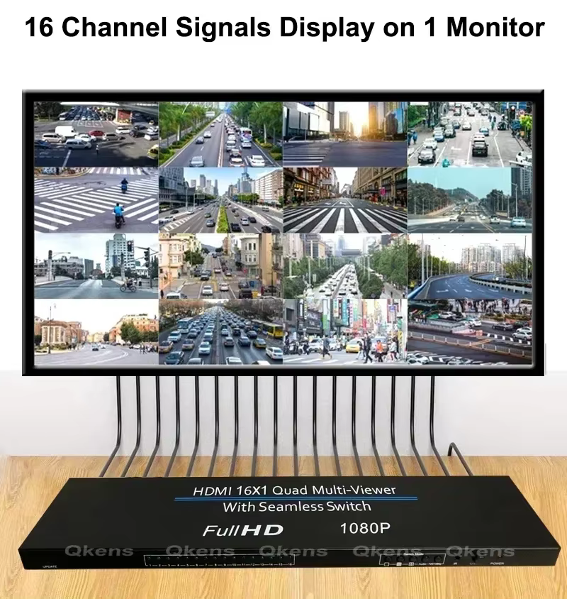 Multivisor HDMI 16x1 1080p – Divisor de Pantalla Cuádruple - imagen 2