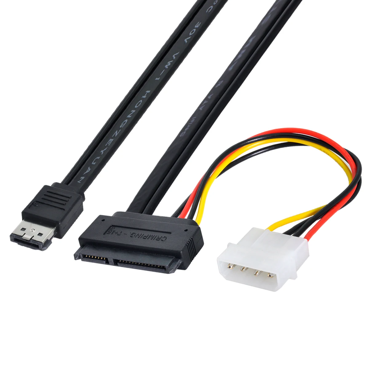 CYDZ Power eSATA Combo a SATA 22Pin IDE 5V 12V para 3 5 "2 5" Cable de disco duro 50cm
