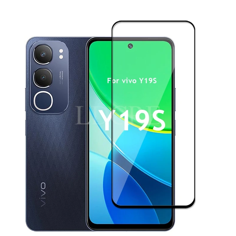 4 Uds para vivo Y19S vidrio vivo Y19S vidrio templado HD Flim pegamento completo Protector de pantalla película vivo Y19S vidrio - imagen 2