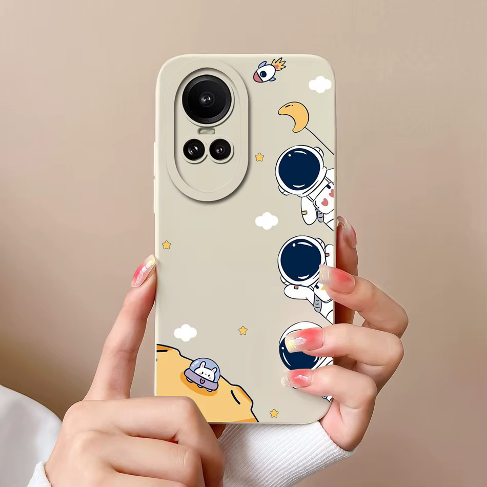 Funda Silicona Líquida Oppo Reno 10 Pro 5G – Diseño Floral Antigolpes - imagen 5