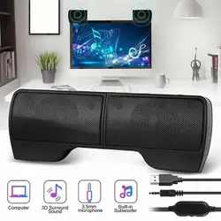 OUTMIX Mini Altavoz USB Portátil con Clip para PC y Móvil