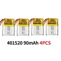 401520-90mAh  4PCS