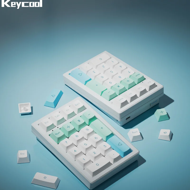 Keycool-Teclado mecánico inalámbrico K21 Max, tres modos, 21 teclas, ordenador portátil, Bluetooth, teclado Digital, financiación de contabilidad - imagen 2