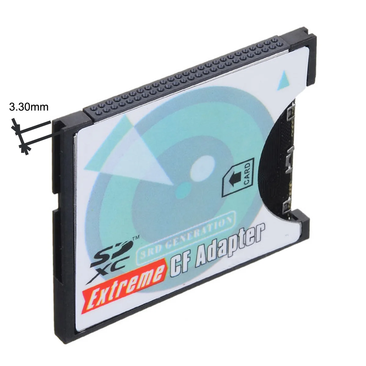 CY CYDZ-cámara SDHC SD SDXC a alta velocidad, Flash compacto extremo, adaptador de tarjeta de memoria CF Tipo I - imagen 3