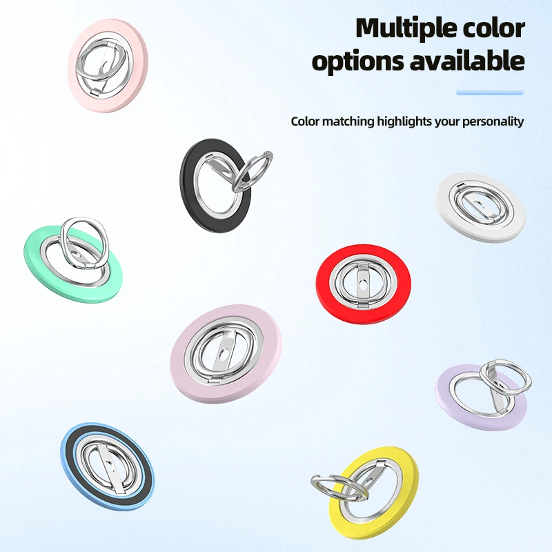 Soporte magnético para anillo de teléfono, soporte plegable portátil para teléfonos móviles, accesorios para teléfono, agarre de soporte - imagen 3